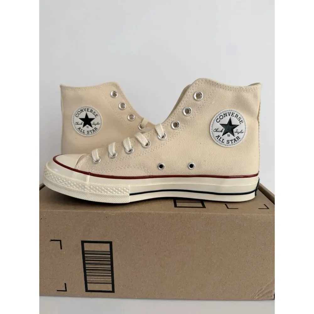 Converse Chuck Taylor All Star Men’s 8/W10 Beige Canvas High Top Lace-Up
